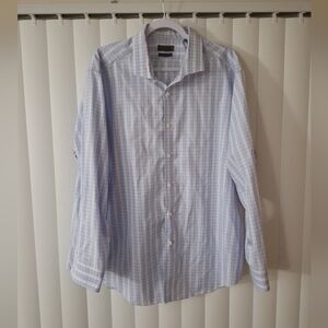 Calvin Klein Check Button Front Dress Shirt